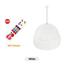 JUJU SHOU 1pc Interactive Pet Feeder Toy - With DIY Stickers, Built-In Battery, USB Rechargeable, Promotes Intelligence Development And Healthy Feeding, Fun Feeding Toy, Pet Training Puzzle Toy, Suitable For Cats And Small/Medium Dogs