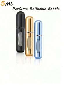Bộ 5 chai xịt nước hoa mini có thể nạp lại, chai xịt nhỏ gọn cầm tay, vật dụng cần thiết khi đi du lịch, đồ dùng học tập, đồ dùng cắm trại nghỉ lễ, phụ kiện du lịch, nước hoa nữ, nước hoa nam, nước hoa đi biển - Nhiều màu - Xem 22