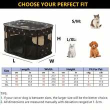 1pc Foldable Pet Maternity House, Cat/Dog Nest, Pet Cage, Shelter For Cats & Dogs - Multicolor - View 5