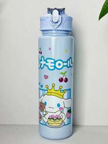 1pc All-In-One Water/Coffee/Tea Cup, Suitable For Daily Travel, Commuting And Tourism. The Cup Body Is Decorated With Cute Sanrio Cartoon Characters, Including Kitty, Kurumi, Melody And Cinnamoril. It Makes A Great Gift. - Multicolor - View 6