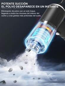 2 piezas Aspirador de coche, aspirador doméstico,Aspirador portátil de alta succión, carga Usb, miniaspiradora seca para el hogar,, carga USB, filtro lavable,Remueve polvo, adecuado para aspirar sofás, perros, camas, esquinas de ventanas, coches, gatos, pelo de mascotas, sillones, alfombras, teclados de ordenador, teclados de portátiles. - 2 piezas - Ver 3