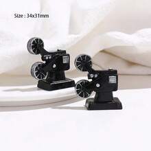 Bộ 2 món mô hình nhà cửa thu nhỏ, trang trí DIY, gồm TV cổ điển, điện thoại, máy ảnh, đàn piano, máy hát đĩa than, máy đánh chữ, vali, phụ kiện nhà búp bê, quà tặng sinh nhật bạn bè, đồ trang trí thủ công. - Nhiều màu - Xem 14