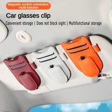 Car Multifunctional Storage Clip - Beige - View 2