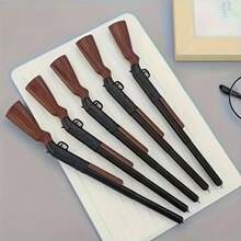 Bộ 4/5/10 bút bi hình súng - Bút bi hình súng săn độc đáo, mực đen 1.0mm, thích hợp cho người đam mê thể thao ngoài trời (19cm, nhựa ABS, bút viết thú vị) - Nhiều màu - Xem 11