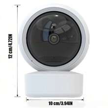 智能 4MP 1440P 室內 WiFi PTZ 攝影機 USB 供電，適用寵物監控/長輩照護，具備動態偵測、自動追蹤、雙向語音、紅外線夜視、355° PTZ 功能，24 小時監控，適合居家安全及其他場合 - 白色 - 查看 4