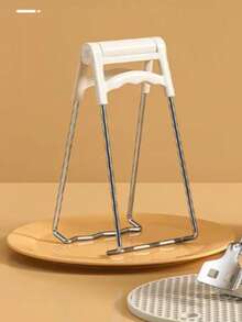 Juego de pinzas resistentes al calor de acero inoxidable, pinzas antideslizantes para tazones y platos, herramientas de cocina esenciales para vaporera/microondas/horno - Multicolor - Ver 2