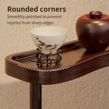 Walnut Desk Organizer Shelf Modern Multiuse 2 Tier For Pantry Bedroom Office - Redwood - View 10