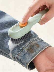 1个塑料清洁刷，家用清洁工具，鞋刷，清洁，清洁刷，清洁用品，家居用品，厨房必备品 - 彩色 - 查看 1