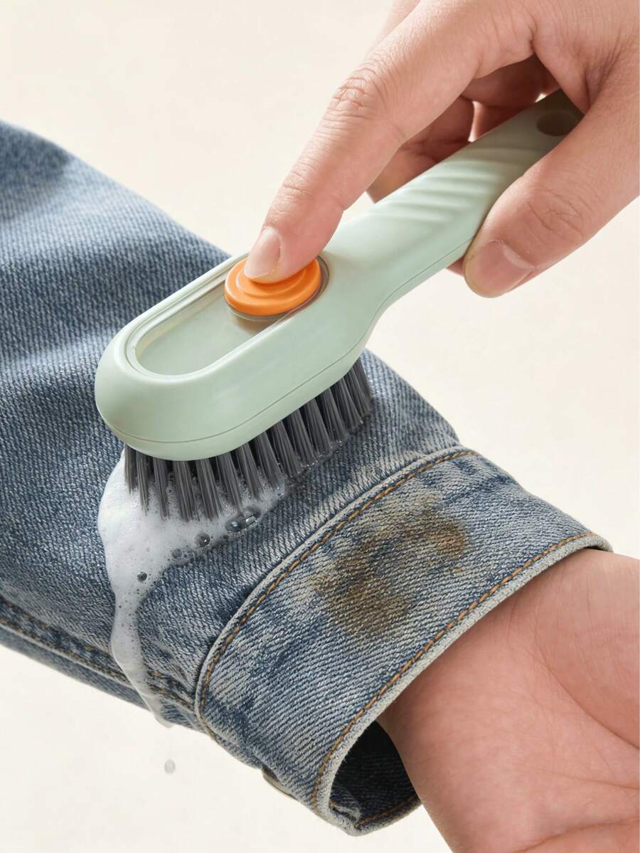 1个塑料清洁刷，家用清洁工具，鞋刷，清洁，清洁刷，清洁用品，家居用品，厨房必备品 - 彩色 - 查看 1