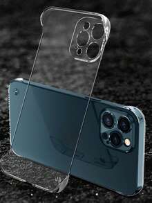 1pc Ultra-Thin Transparent Frameless Protective Case For IPhone 17 Air, 16, 15, 14, 13, 12, 11 Pro Max Plus - Clear - View 2