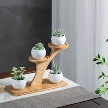 1pc Multi-Tier Succulent Plant Stand, Desktop Organizer Rack For Living Room, Office, Balcony, Thickened - Multicolor - View 10