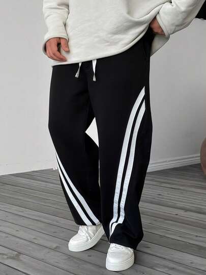 男士休闲复古运动裤