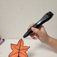 MXLX 豪华套装3D打印笔，带液晶显示屏，防堵塞，操作简便，1.75mm PLA耗材，专业DIY手工制作，适合作为生日、圣诞节、万圣节、感恩节礼物 - 黑色 - 查看 10