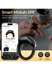 Muslim Prayer Finger Counter Ring, LED Display Prayer Bead Counter, One-Click Precise Counting, High-End Practical Gift For Muslim Friends, Waterproof Wearable - Multicolor - View 8