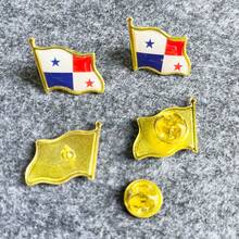 2枚世界国旗胸针，波浪形树脂旗帜徽章，合金奖章胸针，合金和树脂材质，适用于节日、庆典、日常装饰、西装胸针