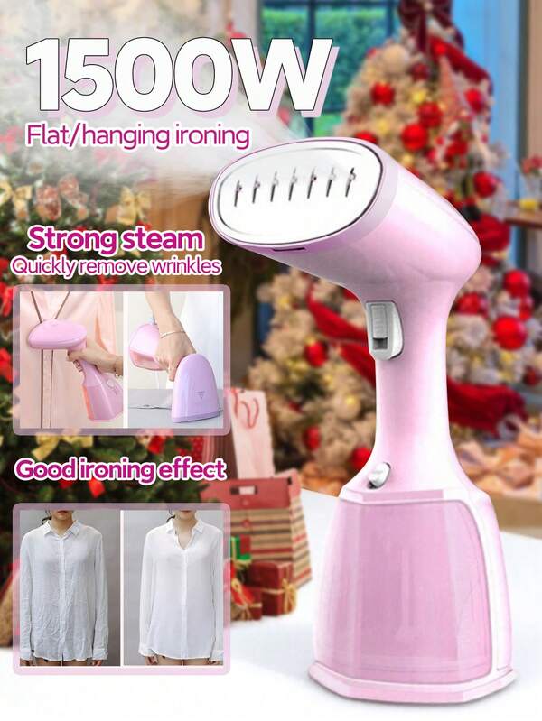 OBOVAY 1pc Garment Steamer, Iron, Portable, 2-In-1, Fast Heating, Powerful Steam Penetration, Effectively Removes Wrinkles, Suitable For Home And Travel Use