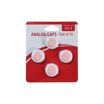 4 Peças de Tampas de Joystick de Silicone, Anti-Deslizante, Anti-Arranhão, Anti-Suor, Experiência de Jogo Aprimorada, Adequado para Switch2 & Switch2 Pro & PlayStation 5 & PlayStation4 & One & One S & Series X & Series S & 360 & Switch Pro Controller, Etc., Embalagem Blister