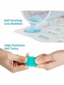 400克高透明度UV水晶环氧树脂，适用于制作珠宝、饰品、钥匙扣和DIY树脂制品。UV环氧树脂，快干，坚硬，适用于手工DIY珠宝制作，紫外线固化粘合剂。是馈赠亲朋好友的节日礼物或新年礼物的完美之选（新旧款式随机发货）。 - 無色 - 查看 4