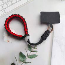 1 dây đeo cổ tay bằng polyester bền chắc cho ốp điện thoại - Chống trượt, chống rơi, phụ kiện di động với màu sắc tươi sáng, tiện lợi rảnh tay cho sử dụng hàng ngày, dây đeo điện thoại - Nhiều màu - Xem 6