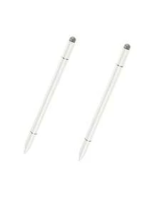3-In-1 High Precision & Sensitivity Touch Screen Stylus Pen, Compatible With IPhone/IPad/Android Tablets, Black/White