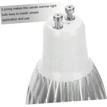 UKCOCO 4piezas Bombilla De Reemplazo para Calentadores De Cera Aromtica Luz Clida para Lmparas De Derretir Compatible Luz De Scented Candle Wax Warmer - inicial - Ver 9