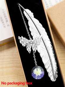 1pc Butterfly Bookmark,Bookmarks Gifts,Elegant Reading Accessories For Book Lovers,Students,Writers, Readers,Ideal Gift For Birthdays, Graduations, And General Gifting,Valentine's Day Gifts,Mother's Day,Teacher's Day,Birthday Gift For Students(Gift Box Not Included)