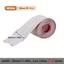 YITAPE 1 Roll 3.8cm X 100cm Self-Adhesive Floor Cable Cover - Cable Extension Cord Conduit Protective Sleeve - Keeps Your Home Or Office Neat And Organized. - Multicolor - View 6