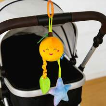 1pc Cute Fruit Cart Car Seat Hanging Toy Rattle With Chimes, Suitable For Newborn Baby Gift - Multicolor - View 17