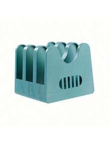 1 pieza Organizador de cocina multifuncional - Soporte para cucharas y utensilios de ABS resistente a la oxidación con bandeja de drenaje, estante para almacenar tapas de ollas - Multicolor - Ver 10