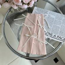 Wearing Fashionable Items With Layered Socks, Lazy Style, Sweet Socks, Spring And Autumn Styles, Ballet Style Calf Sleeves, Middle Tube, Stacked Socks For Women - Hồng - Xem 6