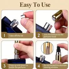 1 Light And Fashionable Mini Perfume Bottle, Small And Delicate In Design, Can Be Put Into A Carry On Bag, Suitable For Repackaging Large Bottles Of Perfume For Daily Travel - 彩色 - 查看 5