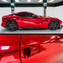 1pc Chrome Mirror Vinyl Wrap Film, Glossy Chrome Electroplated Vinyl Decal Sticker For Car, Home, Stretchable Mirror Protective Film - One Size - View 16