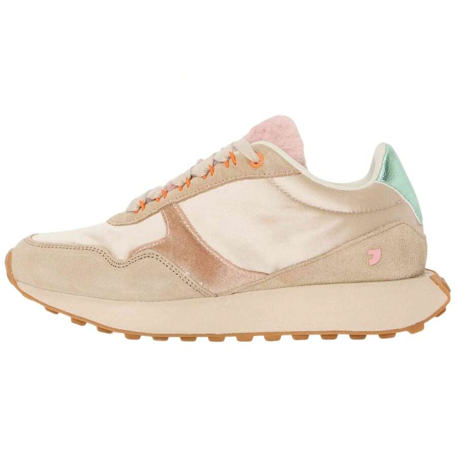 Women Casual Athletic Shoes - Beige - View 1
