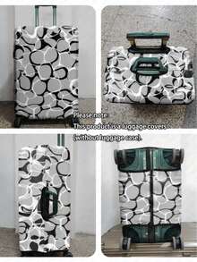 1件装，300克/平方米旅行系列印花图案，是商务旅行、暑假旅行和返校旅行的理想之选。这款耐用、防刮的涤纶保护套男女皆宜，可有效防尘且易于清洁。是户外度假的必备旅行配件（适用于20-28英寸的行李箱）。 - 彩色 - 查看 9