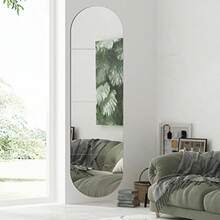 4PCS Frameless Full Body Mirrors 30 X 30cm Acrylic Large Wall-Mounted Home Gym Mirrors With Wiping Rag - As Pic - View 5