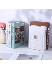 2个/4个亚克力书挡，书架书挡，透明书挡，适用于书架和桌面，用于收纳家居/办公用品和书籍 - 無色 - 查看 6