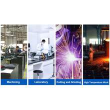 Guante de Soldadura Aluminizado Resistente Al Calor, Guantes a Prueba de Fuego, Guantes de Alto Calor para Soldadores, Chimenea, Barbacoa, Jardinería - 1 - Ver 5