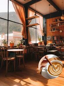 Luxury Latte Art Pen, Rosewood Handle Latte Art Pen, Carved Rod Latte Art Tool, Stainless Steel Coffee Latte Art Pen, Wooden Handle, Suitable For Cappuccino, Espresso Latte Art, Coffee Decorative Carving, Barista Drawing Pen, Reusable Beverage Decorating Tool, Suitable For Cafes, Home, Office, Coffee Lovers, Holiday Gifts, Barista Supplies - Multicolor - View 6