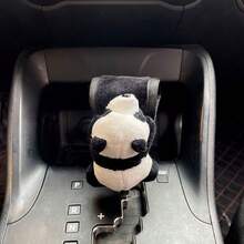 汽车刹车杆套 通用换挡杆套 换挡杆套 汽车内饰装饰套装，2件装 汽车换挡旋钮套 可爱恐龙设计 换挡杆保护套 适用于SUV、卡车、房车 趣味内饰装饰配件