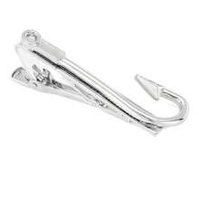 1个个性化朋克风武器造型领带夹，简约优雅，男士日常佩戴的理想之选 - 銀色 - 查看 12