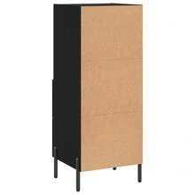 Larryhot Credenza Nero 34,5x34x90 cm in Legno Multistrato,Robusto e durevole, facile da montare, la scelta ideale per l'arredamento della casa - nero - Visualizzare 7