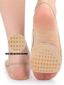 QKC 1 Pair Breathable Comfortable Insole - Half-Size Invisible Insoles, Cushioned, Soft Fabric, Foot Padding, Breathable, Everyday Shoe Accessory, Insoles, Summer High Heels - Multicolor - View 7