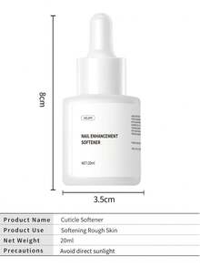XEIJAYI 20مل عامل تقوية وتليين الأظافر، مغذي ورعاية الأظافر النباتية، مرطب لطبقة البشرة حول الأظافر، يمنع الجلد المتشقق، أداة العناية بالأظافر - أبيض - مشاهدة 9