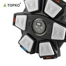 áquina de boxeo musical de pared profesional inteligente para pruebas de fuerza de TOPKO, almacén de EE. UU., objetivo de boxeo - Negro - Ver 7