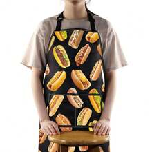 JNIAP Hot Dog Apron With Pockets Hot Dogs Lover Gifts Hot Dogs Chef Apron Fast Food Apron Hot Dog Maker Aprons,ManyHotDogAp - ManyHotDogAp - View 8