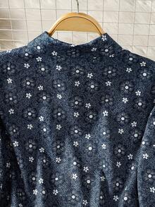 女士全印花长袖阿拉伯风格上衣 - 彩色 - 查看 5