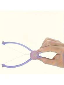 1pc Face Hair Remover, Women's Facial Hair Removal Tool, Painless Face Hair Removal Device, Spring Loaded Eyebrow Tweezers, Suitable For Cheeks, Eyebrows And Chin - 1 - View 8