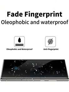 Bộ 2 miếng dán màn hình cường lực 9H phủ toàn màn hình, phù hợp với Galaxy S26 Ultra S25+ S25 S24 Ultra S24+ S24FE S24 S23+ S23 S22+ S22 S21+ S21, siêu trong suốt, chống trầy xước, chống bám vân tay, chống sốc và chống rơi vỡ. - Trong sáng - Xem 4