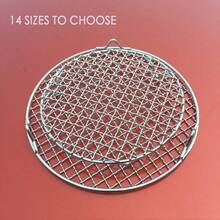 Dia 18cm 1" Height - Turbokey Cooling Rack with Legs Dia 7" Round Stainless Steel Cross Wire Barbecue Carbon Baking Net Grill Pan Grate for Instant Pot Pressure Cooker Oven (180mm 7") - Altura 25cm - Ver 6