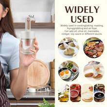 High Heat Resistant Silicone Basting Brush, Functional Silicone Brush For Oiling And Basting In Grilling And Baking